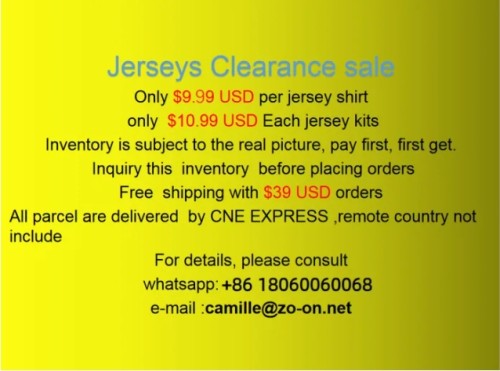 Clearance Soccer Jerseys-Uniforms