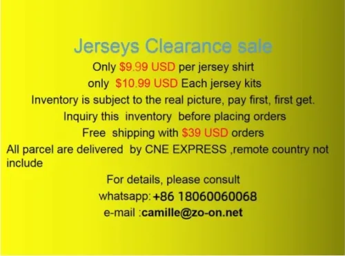 Clearance Soccer Jerseys-Uniforms