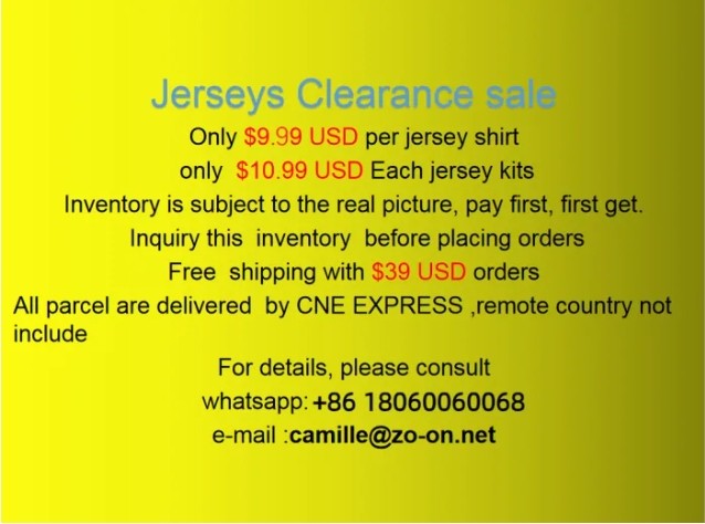 Clearance Soccer Jerseys-Uniforms