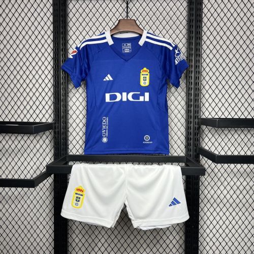 24/25 Real Oviedo Home Kids Kit