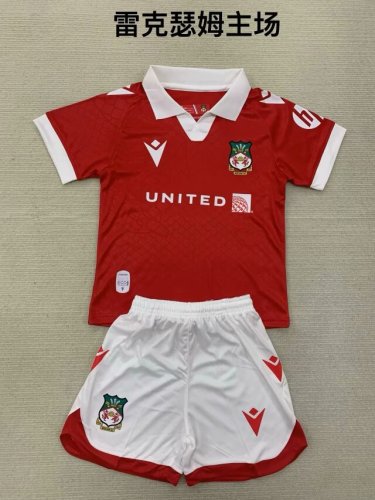 24/25 Wrexham Home Kids Kit