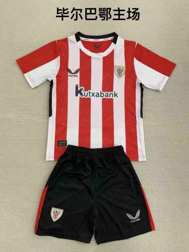 24/25 Athletic Bilbao Home Kids Kit