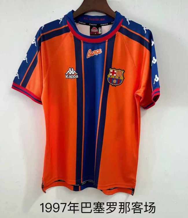 Retro 1997 Barcelona Away Jersey