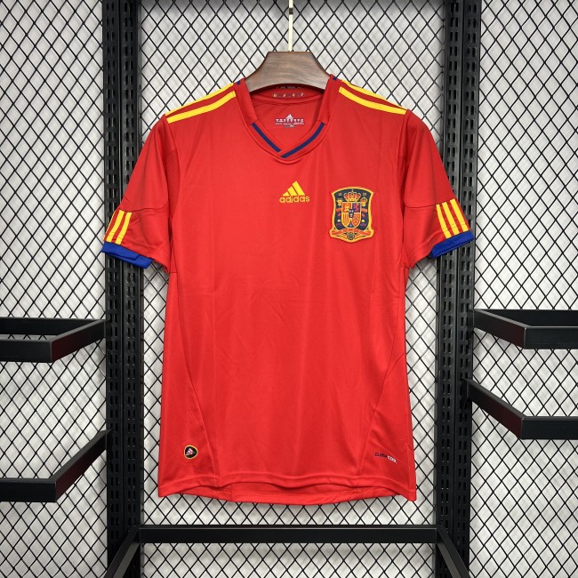 Retro 2010 Spain Home Jersey