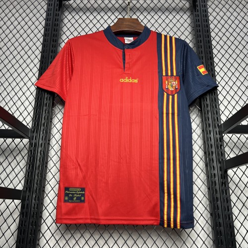 Retro1996 Spain Home Jersey