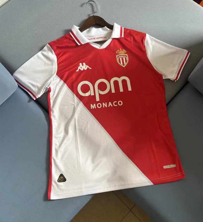 Fan Version | 24/25 Monaco Home Man Jersey