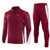 24/25 Bayern Munich Adult Tracksuits-RED