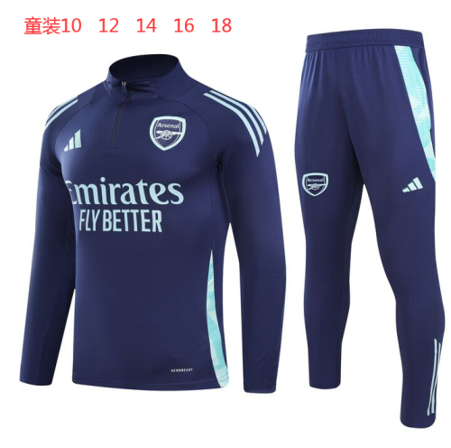 24/25 Arsenal Kids Tracksuits navy