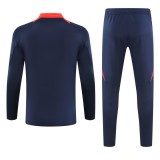 24/25 Manchester United Adult Tracksuits-Navy