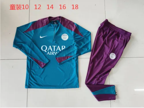 24/25 PARIS/PSG Kids Tracksuits Green