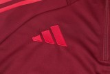 24/25 Bayern Munich Adult Tracksuits-RED