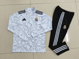 24/25 Real Madrid Adult Tracksuits-Gray