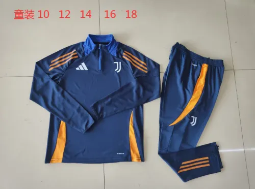 24/25 Juventus Kids Tracksuits Navy