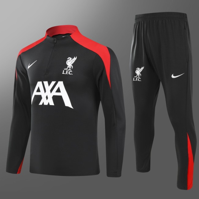 24/25 Liverpool Adult Tracksuits-Black