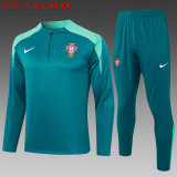 24/25 Portugal  Adult Tracksuits-Green