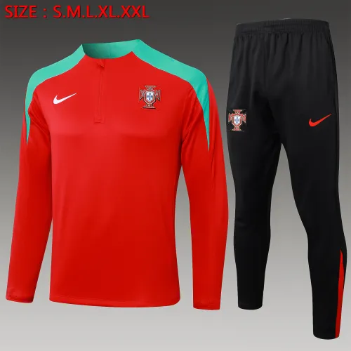 24/25 Portugal  Adult Tracksuits-Red