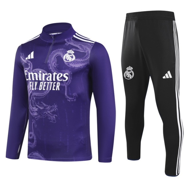 24/25 Real Madrid Adult Tracksuits Special Edition Purple