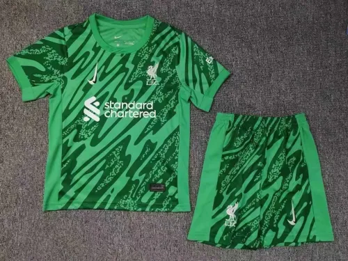 24/25 Liverpool Goalkeeper Kids Kit-Green