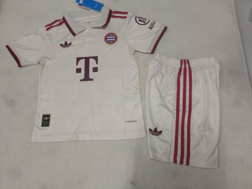 24/25 Bayern Munich Third Away Kids Kit