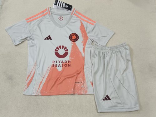 24/25 AS Roma Away Kids Kit