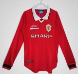 Retro 1999/00 Manchester United Home Long Sleeve Jersey