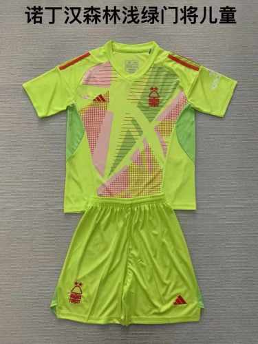 24/25 Nottingham Forest Blue Goalkeeper Kids Kit