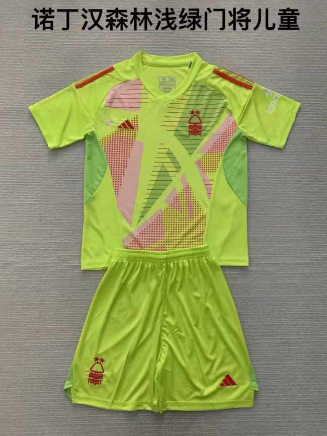 24/25 Nottingham Forest Blue Goalkeeper Kids Kit