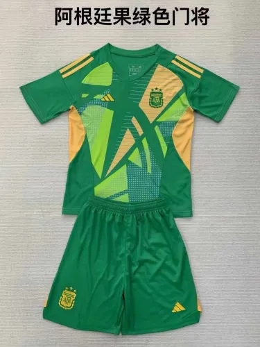 24/25 Argentina Green goalkeeper Adult Uniform