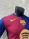 Player Version | 24/25 Barcelona Home Long Sleeve Jersey