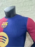Player Version | 24/25 Barcelona Home Long Sleeve Jersey