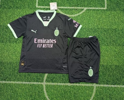 24/25 AC Milan Third Away Kids Kit