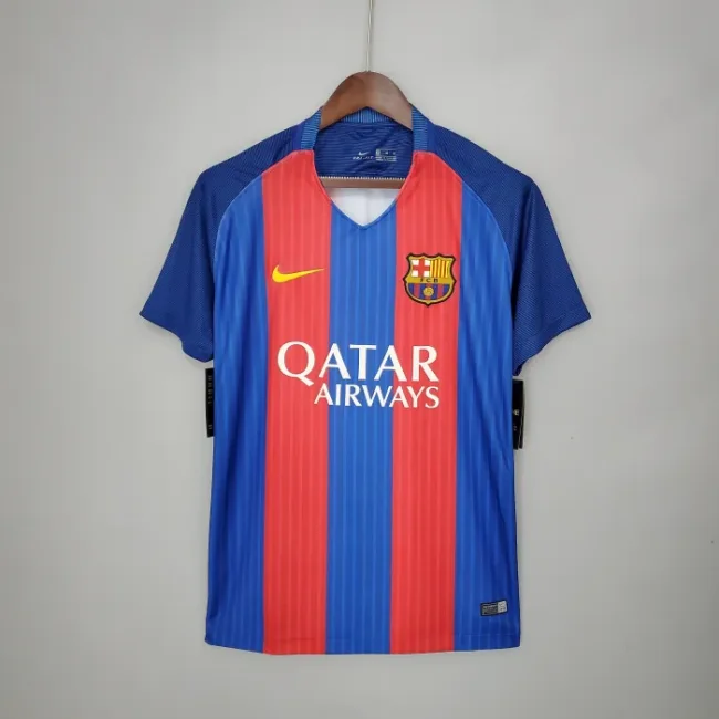 Retro 2016/17 Barcelona Home Jersey