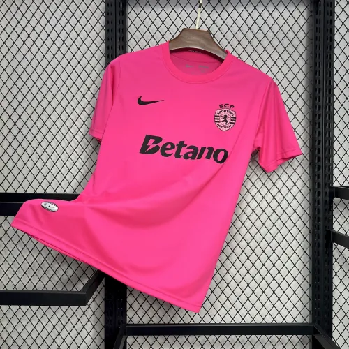 24/25 Sporting Lisbon  Pink October Jersey | Fan Version