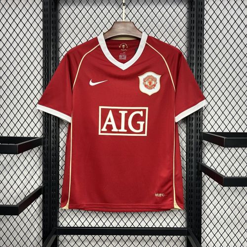 Retro 2006/07 Manchester United Home Jersey