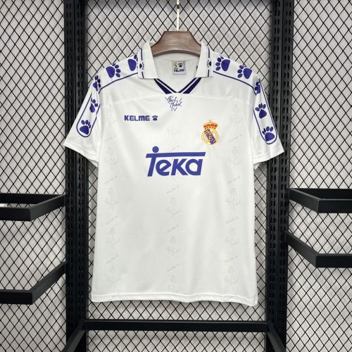 Retro 94/95 Real Madrid Home Jersey