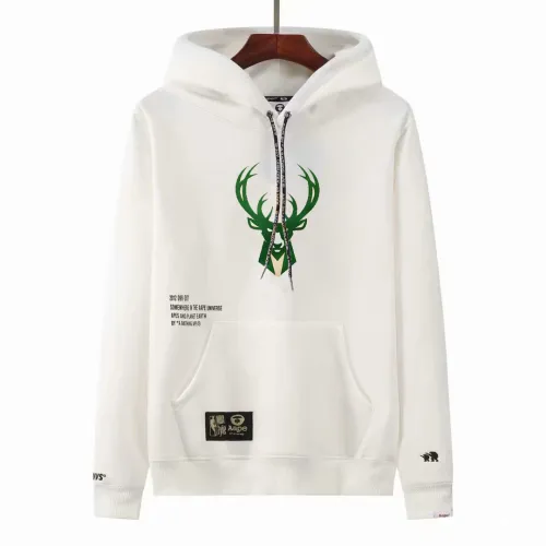 Bucks White NBA Sweatshirt