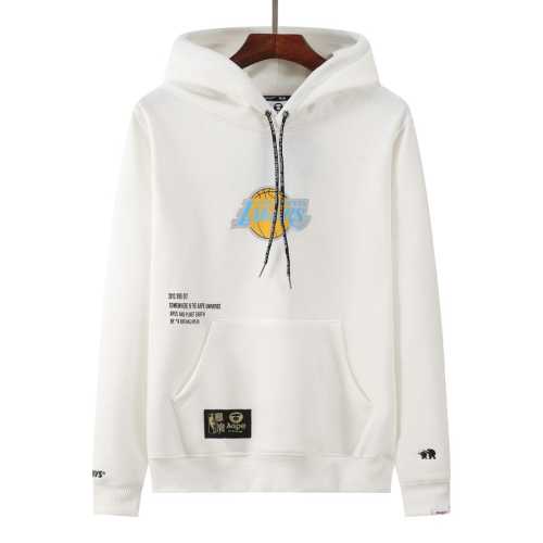 Ape-Man Lakers Collaboration- White NBA Sweatshirt