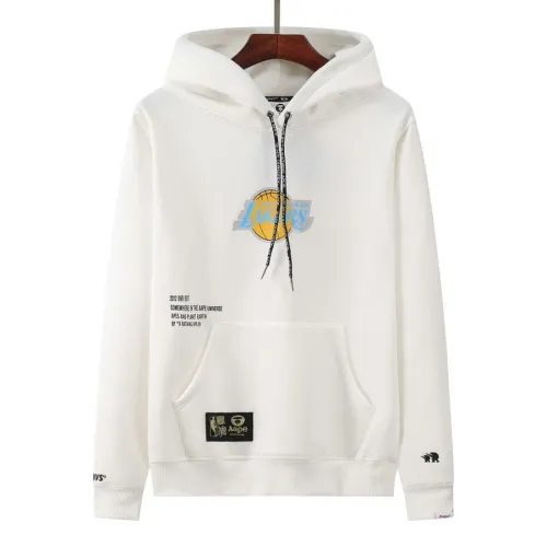 Ape-Man Lakers Collaboration- White NBA Sweatshirt