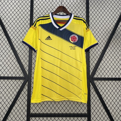 Retro 2014 Colombia Home Jersey