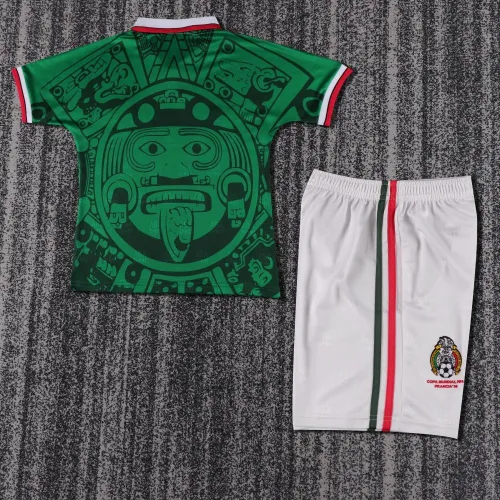 Retro 1998 Mexico Home Kids Kit