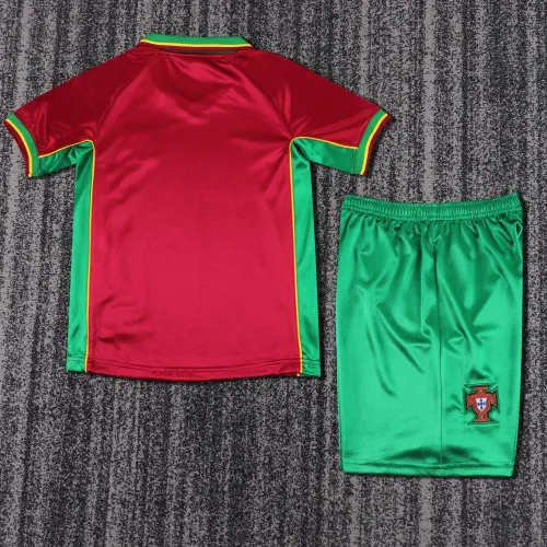 Retro 1998 Portugal Home kids kit