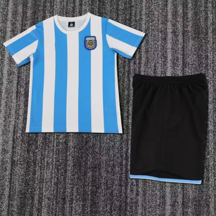 Retro 1986 Argentina Home Kids kit