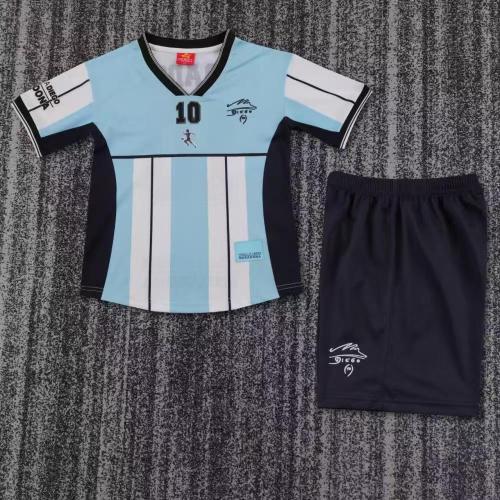 Retro 2001 Argentina MARADONA Commemorative Edition kids kit