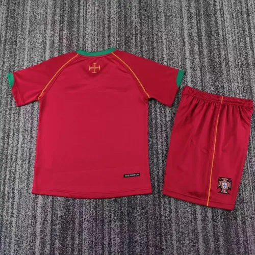 Retro 2006 Portugal Home kids kit