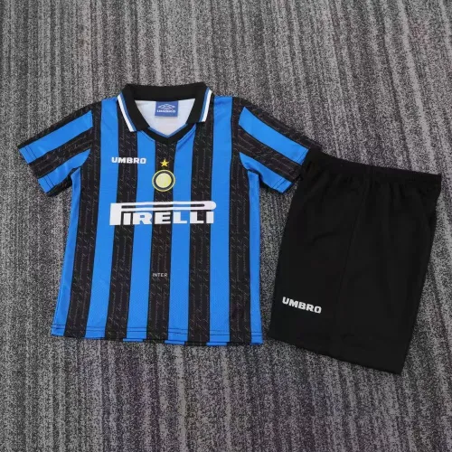 Retro 1997/98 Inter Milan Home Kids Kit