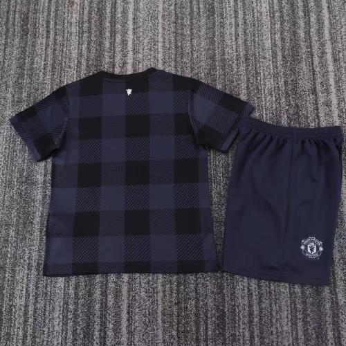 Retro 2013/14 Manchester United  Away Kids Kit