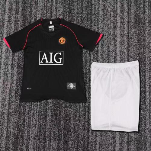 Retro 2007/08 Manchester United  Away Kids Kit
