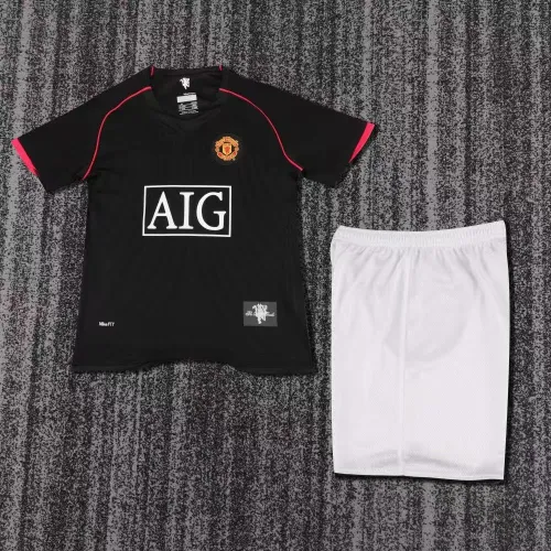 Retro 2007/08 Manchester United  Away Kids Kit