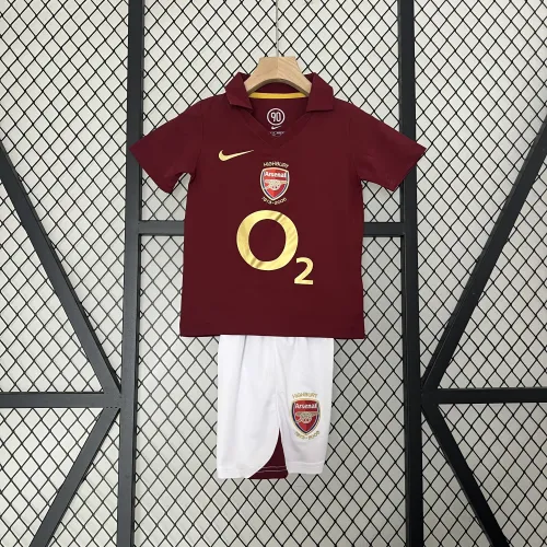 Retro 2005/06 Arsenal Home Kids Kit