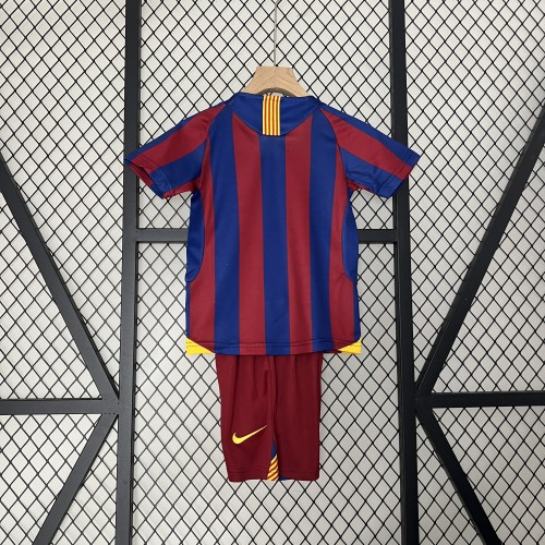 Retro 2005/06  Barcelona  Home Kids Kit